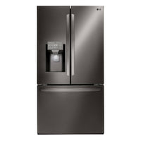 LG 28 cu. ft. 3 Door French Door Refrigerator, Black Stainless Steel - LRFS28XBD