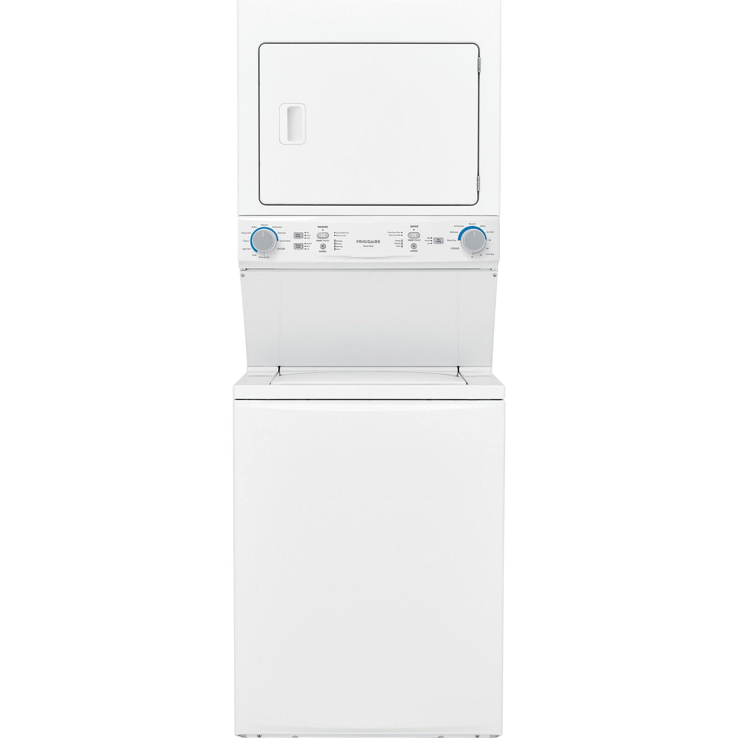 FRIGIDAIRE LAUNDRY CENTER 4.5 CU. FT. WASHER AND 5.6 CU. FT. DRYER IN WHITE - FLCE752CAW