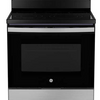 GE 30 Inch Free-Standing Electric Convection Range with No-Preheat Air Fry - JCB840STSS