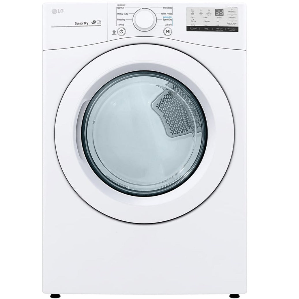 LG WHITE 7.4 CU. FT. ULTRA LARGE CAPACITY ELECTRIC DRYER - DLE3400W