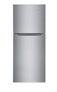 Frigidaire 24 Inch Top Freezer Refrigerator with 11.6 Cu. Ft. Capacity, Brushed Steel - FFET1222UV