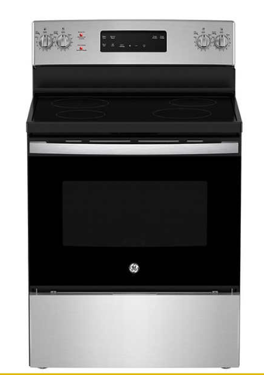 Ge Appliances 5 Cu. Ft. Electric Range with Self Clean and 4 Burners - JCB630VS