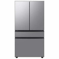 Samsung Bespoke 36 Inch Counter-Depth 4-Door French Door Refrigerator, Stainless Steel - RF23BB8600QLAA
