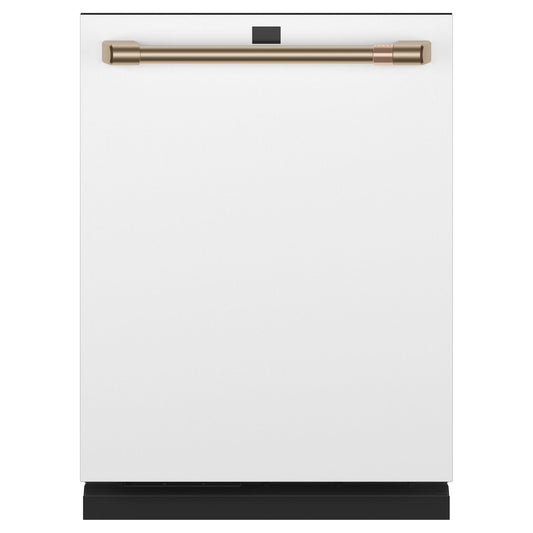 CAFE 24 IN. MATTE WHITE BUILT-IN TALL TUB DISHWASHER WITH STAINLESS-STEEL TUB - CDT875P4NW2