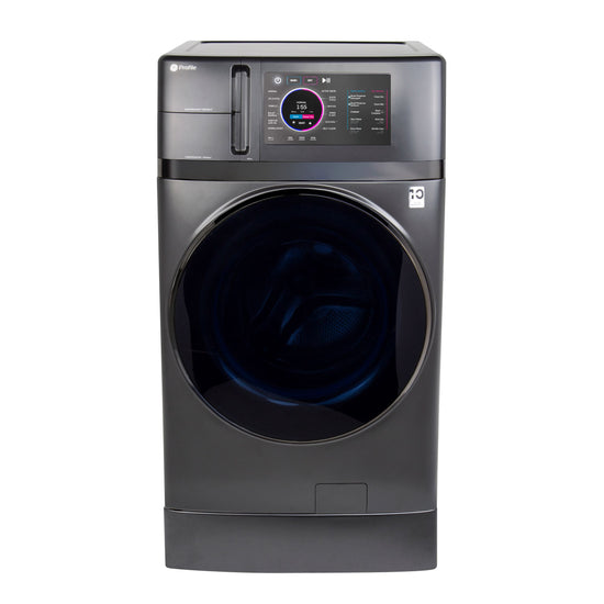 GE Profile 28 Inch Ventless Washer Dryer Combo, Carbon Graphite - PFQ97HSPVDS