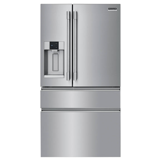 Frigidaire Professional 36 Inch Counter-Depth 4-Door French Door Refrigerator, 21.4 Cu. Ft., Stainless Steel - PRMC2285AF