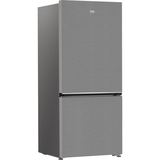 Beko 30 Inch Bottom Freezer Refrigerator, 16.1 cu. ft., Fingerprint-Free Stainless Steel - BFBF30116SSIM-BEKO