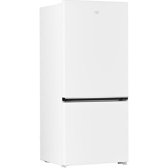 Beko 30 Inch Bottom Freezer Refrigerator, White - BFBF30116WHIM BEKO