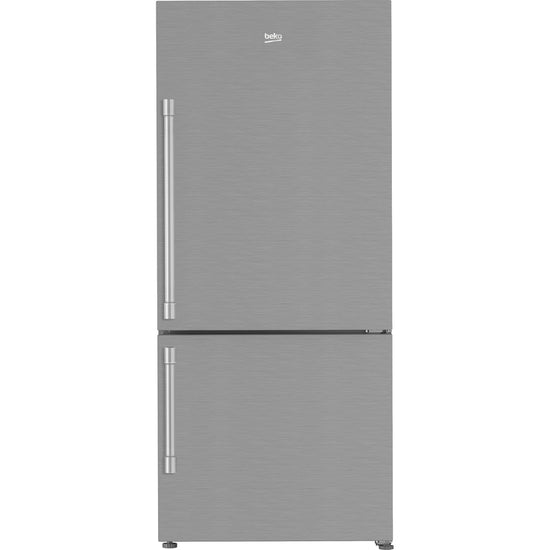 Beko 30 Inch Bottom Freezer Refrigerator, Fingerprint-Free Stainless Steel - BFBF30216SS BEKO