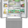 Beko 30 Inch French Door Refrigerator, Fingerprint-Free Stainless Steel - BFFD30216SSIM