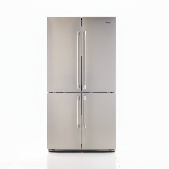 Beko 36 Inch Counter-Depth 4-Door French Door Refrigerator - BFFD3626SS