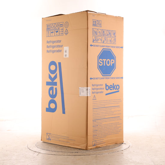 Beko 36 Inch Counter-Depth Side-by-Side Refrigerator, Stainless Steel - BFSB3612XSS