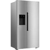 Beko 36 Inch Counter-Depth Side-by-Side Refrigerator, Stainless Steel - BFSB3612XSS
