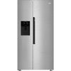 Beko 36 Inch Counter-Depth Side-by-Side Refrigerator, Stainless Steel - BFSB3612XSS