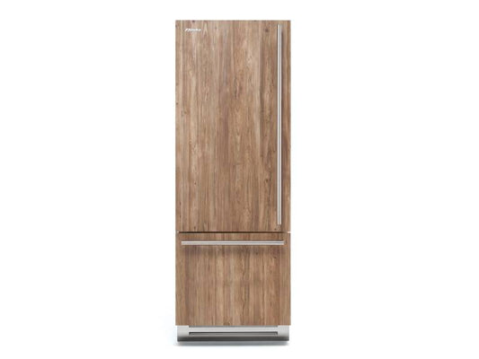 Fhiaba Brilliance Series 24 Inch Interior Left Hinge Overlay Fridge With Freezer - BI24B-LOT