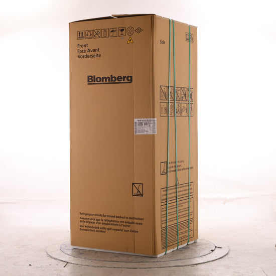 Blomberg 30 Inch Counter Depth Bottom-Freezer Refrigerator with 16.1 cu. ft. Capacity, Stainless Steel - BRFB21612SS