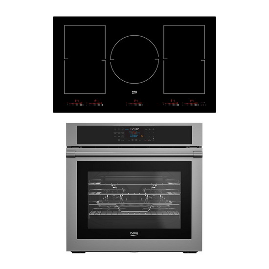 Beko Wall Oven & Induction Cooktop Bundle (WOS30200SS-BEKO, BCTI36510)