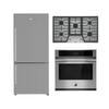 Mix n Match Fridge Gas Cooktop and Single Wall Oven (BFBF30216SS, CTG36500SS & JJW2430LL) + Extra $50 off at cart!