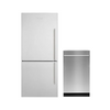 Blomberg Fridge and Dish smaller kitchen (BRFB1812SSLN & DWS51502SS) + Extra $50 off at cart!