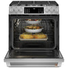 Café 30 Inch Slide-In Dual-Fuel Range with No-Preheat Air Fry, Stainless Steel - CC2S900P2MS1