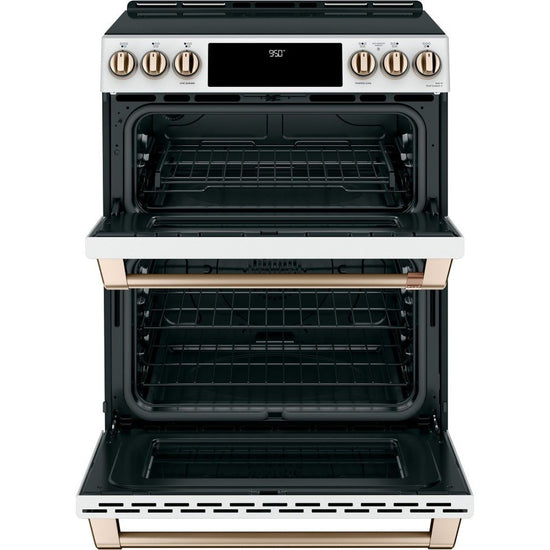 Café 30 Inch Slide-In Smart Induction Range, Matte White - CCHS950P4MW2