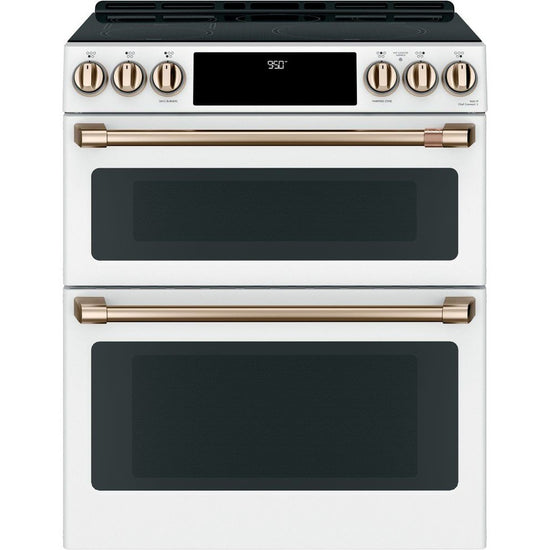 Café 30 Inch Slide-In Smart Induction Range, Matte White - CCHS950P4MW2