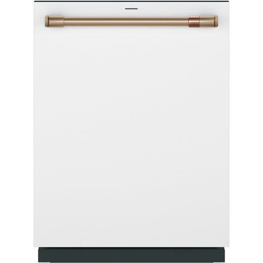 Cafe 24 Inch Fully Integrated Smart Dishwasher, Matte White - CDT888P4VW2