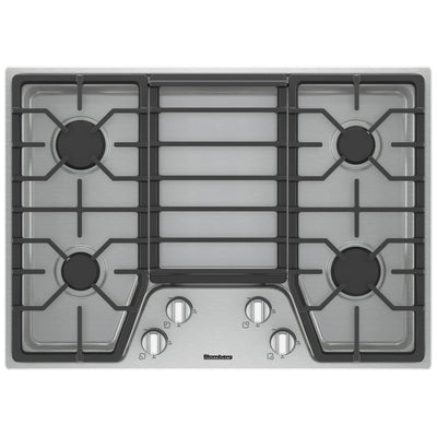 Blomberg 30 Inch Gas Cooktop with 4 Sealed Burners, Stainless Steel - CTG30400SS