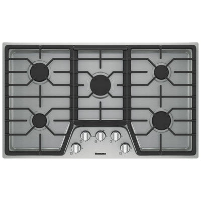 Blomberg 36 Inch Gas Cooktop with 5 Sealed Burners - CTG36500SS