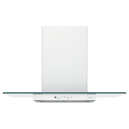 Café 30 in. Wall-Mount Range Hood, Matte White - CVW73014MWM