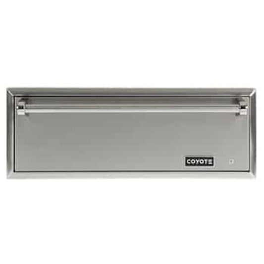 Coyote 30 Inch Outdoor Warming Drawer with Electric Heating Element - CWD