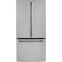 Café 33 Inch 18.6 Cu. Ft. Counter-Depth French Door Refrigerator, Stainless Steel - CWE19SP2NS1
