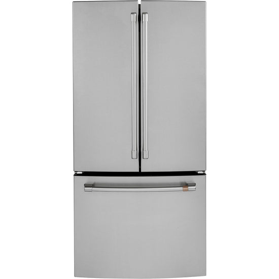 Café 33 Inch 18.6 Cu. Ft. Counter-Depth French Door Refrigerator, Stainless Steel - CWE19SP2NS1