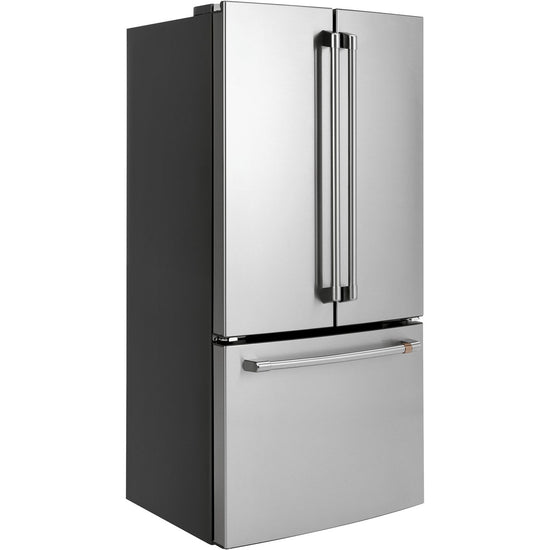 Café 33 Inch 18.6 Cu. Ft. Counter-Depth French Door Refrigerator, Stainless Steel - CWE19SP2NS1