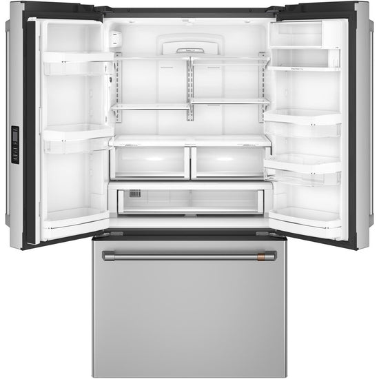Cafe 36 Inch Counter-Depth French Door Refrigerator with 23.1 Cu. Ft. Capacity - CWE23SP2MS1