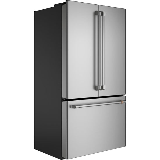 Cafe 36 Inch Counter-Depth French Door Refrigerator with 23.1 Cu. Ft. Capacity - CWE23SP2MS1