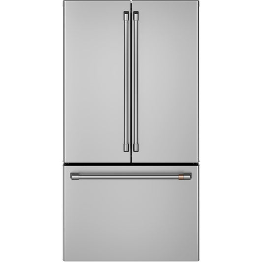 Cafe 36 Inch Counter-Depth French Door Refrigerator with 23.1 Cu. Ft. Capacity - CWE23SP2MS1