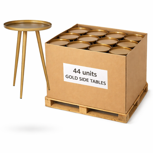 Pallet of 44 New-in-box Amazon Basics End Table - B07B7P51PW - Ships From: Greater Toronto Area