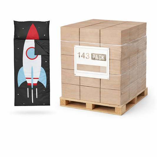 Pallet of 143 New-in-box Amazon Basics Kids sleeping bag - B08F8G7M8S - Greater Toronto Area