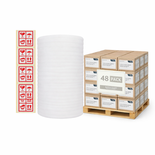 Pallet of 48 New-in-box Amazon Basics Foam Wrap Roll - B0917V1JJP - Greater Toronto Area