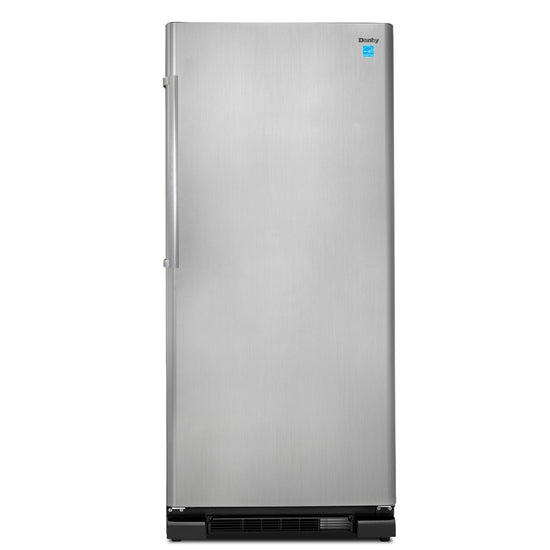 Danby 30 Inch Single-Door Refrigerator, 17 Cu. Ft., Stainless Steel - DAR170A3BSLDD-RF