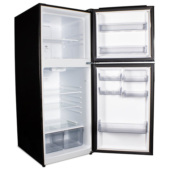 Danby 10.1 Cu. Ft. Top-Freezer Refrigerator, Black - DFF101B1BDB