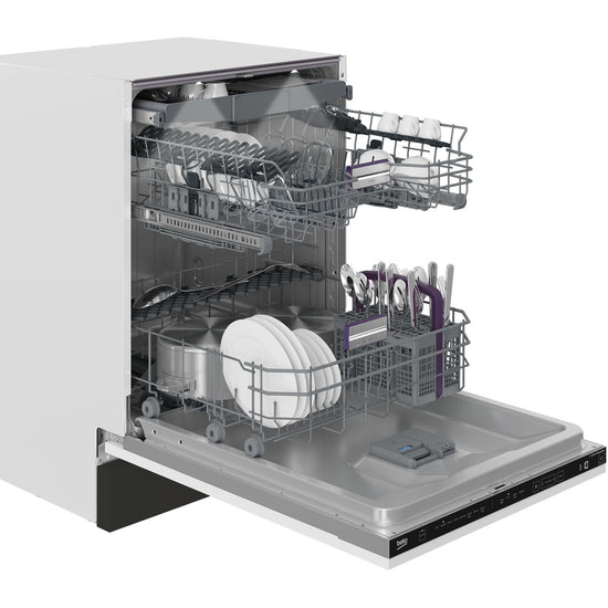 Beko Tall Tub Dishwasher, Panel-Ready, 16 Place Settings - DIT38532