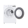 LG 7.4 Cu. Ft. Vented Stackable Electric Dryer with Sensor Dry, White - DLE3400W