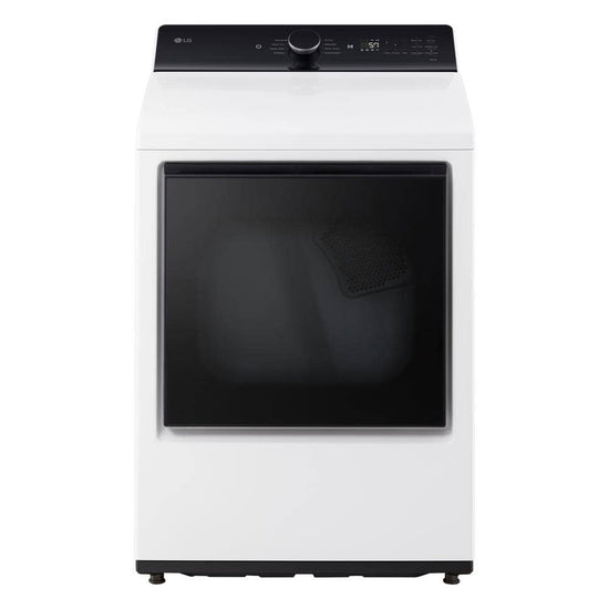 LG 7.3 cu. ft. SMART Electric Dryer, Alpine White - DLE8400WE