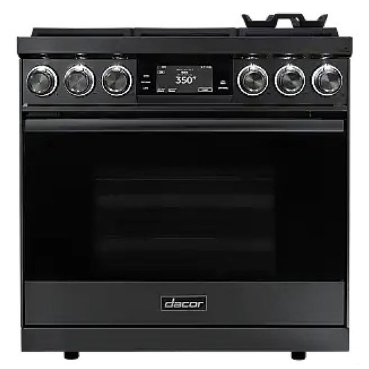 DACOR 36 INCH DUAL FUEL RANGE WITH 4.8 CU. FT. CAPACITY - DOP36C86DLM