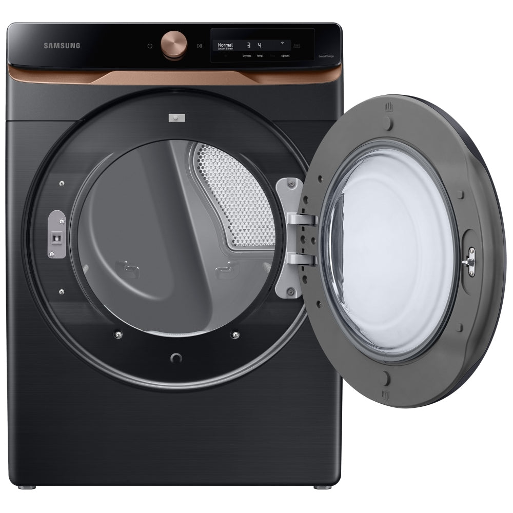 SAMSUNG 7.5 CU. FT ELECTRIC DRYER, BLACK STAINLESS - DVE46BG6500VAC