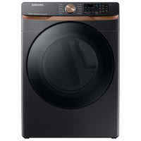 Samsung 7.5 Cu. Ft. Electric Steam Dryer, Black Stainless Steel - DVE50BG8300VAC