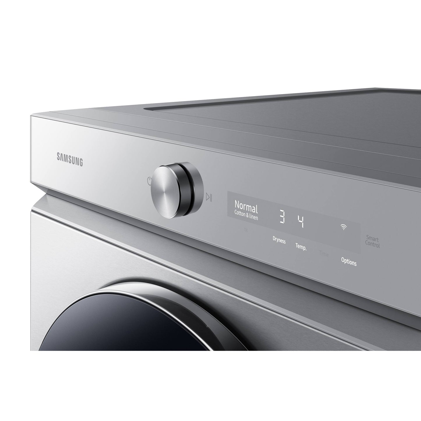 SAMSUNG BESPOKE 27 IN. 7.6 CU. FT STAINLESS STEEL ELECTRIC DRYER WITH STEAM SANITIZE- DVE53BB8900T