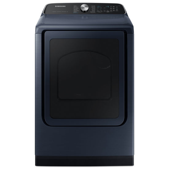 Samsung 7.4 Cu. Ft. Electric Steam Dryer, Navy - DVE54CG7155DAC